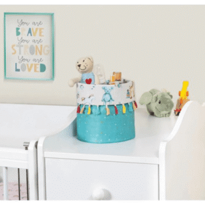 Blue Baby Round Basket2
