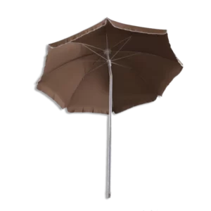 Brown solid 200cm beach umbrella