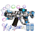 Bubble Gun with Projection and Music