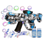 Bubble Gun with Projection and Music