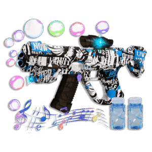 Bubble Gun with Projection and Music