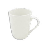 Diamond Pattern White Mug