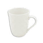Diamond Pattern White Mug