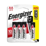 Energizer Alkaline AA 3+1 Battery