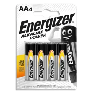 Energizer Alkaline Battery Aa4