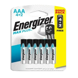 Energizer Max Plus Battery AAA 4+2