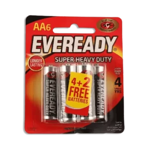 Eveready Battery Heavy Duty Battery Aa6