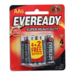 Eveready Super Heavy Duty Battery AA6