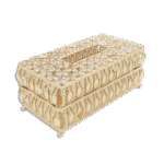 Golden Designed Tissue Box
