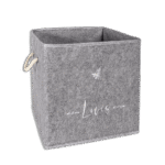 Grey Felt Style Closet Storage Box