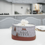 Grey-Leather-Storage-Basket-with-Drawstring-Cover1