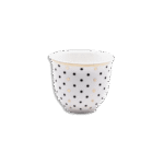 La Table Fine 12Pcs Dotted Marble Set of Coffee Cups