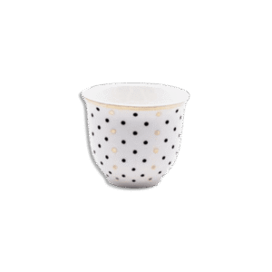 La Table Fine 12Pcs Dotted Marble Set of Coffee Cups