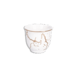 La Table Fine 12Pcs Golden Marble Set of Coffee Cups