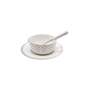 La Table Fine 6Pcs Dotted Marble Set of Bowls