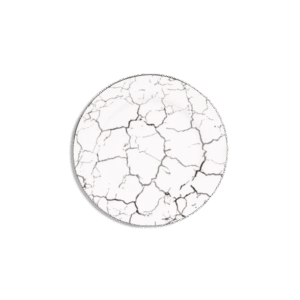 La Table Fine 6Pcs Silver Marble Set of Cake Dishes