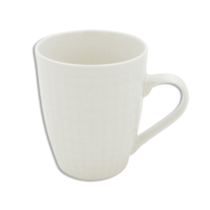 Lines Pattern White Mug