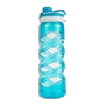 Cool Gear Blue 0.9L Plastic Wavy Design Bottle