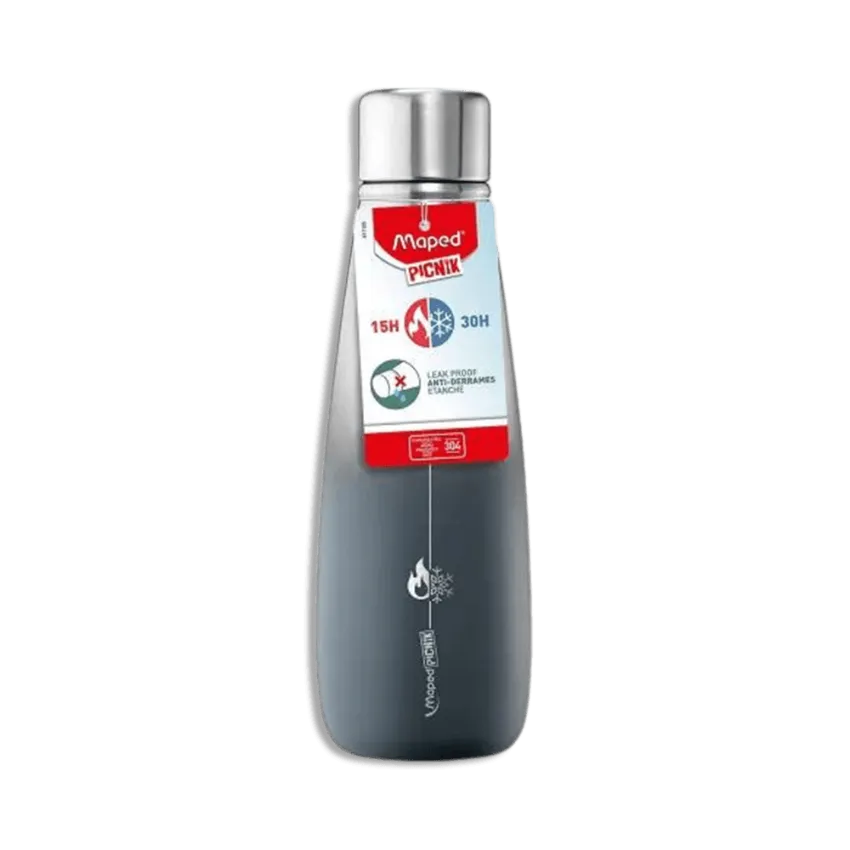 Maped-Grey-Stainless-Steel-500ml-Vacuum-Flask