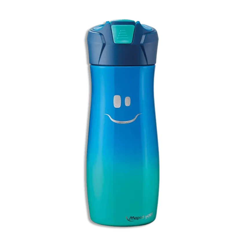 Maped-Stainless-Steel-Blue-&-Green-580ml-Bottle