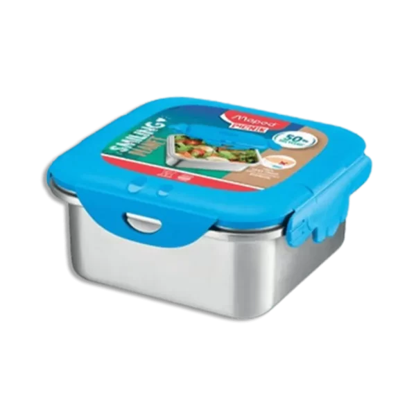 Maped Stainless Steel Blue Lunch Box