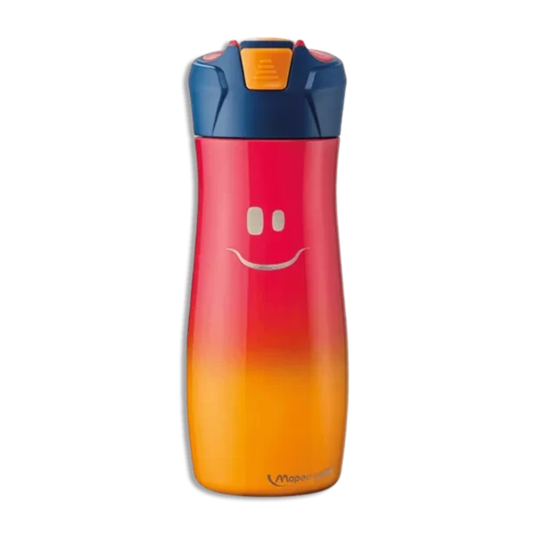 Maped Stainless Steel Red & Orange 580ml Bottle