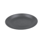 Melamine 7.25inches Flat Black Dish