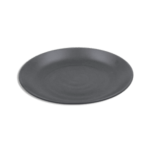 Melamine 7.25inches Flat Black Dish