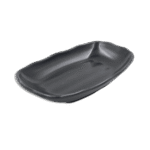 Melamine 8inches Oblong Black Plate