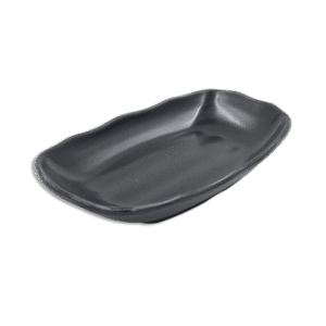 Melamine 9inches Oblong Black Plate
