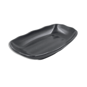 Melamine 9inches Oblong Black Plate