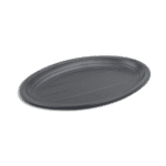 Melamine 9inches Oval Black Plate