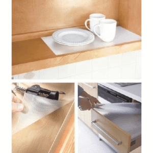 Non Slip 45cmx3cm Clear Drawer Linen Shelf1