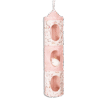 Pink Baby Bed Storage Bag 3 Pockets