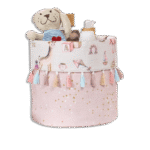 Pink Baby Round Basket