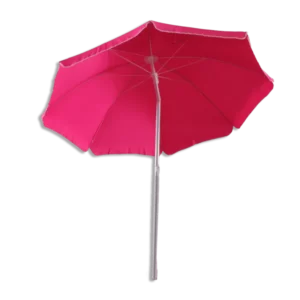 Pink solid 200cm beach umbrella