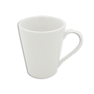 Pocelain Patterned White Mug