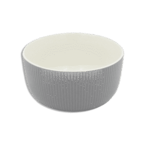 Porcelain Patterned 550ml Grey Soup Bowl