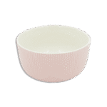 Porcelain Patterned 550ml Pink Soup Bowl