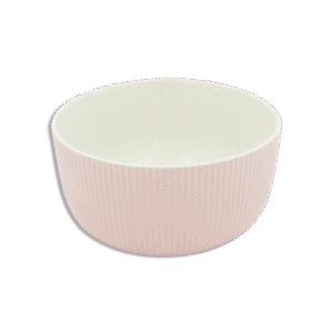 Porcelain Patterned 550ml Pink Soup Bowl