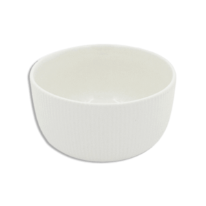 Porcelain Patterned 550ml White Soup Bowl