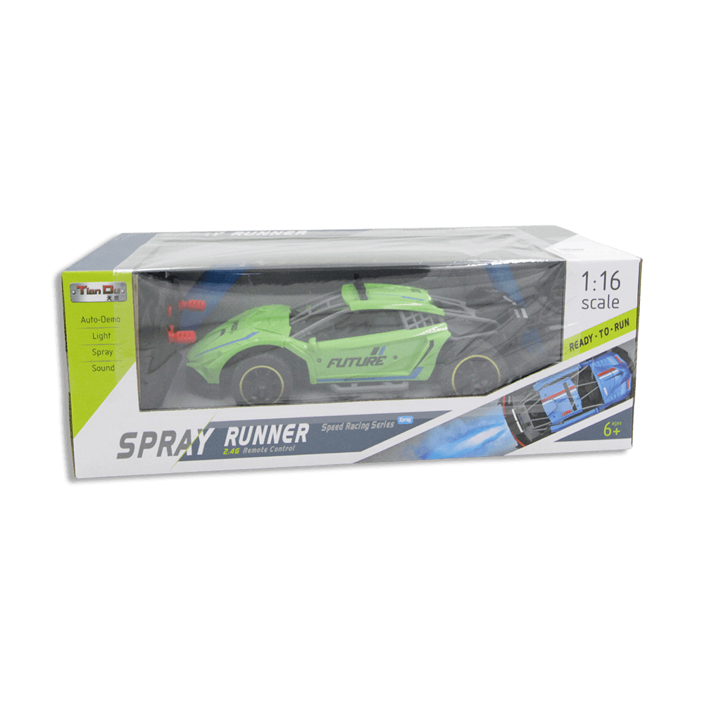 Spray-Runner-Green-Racing-Car-with-Remote-Control
