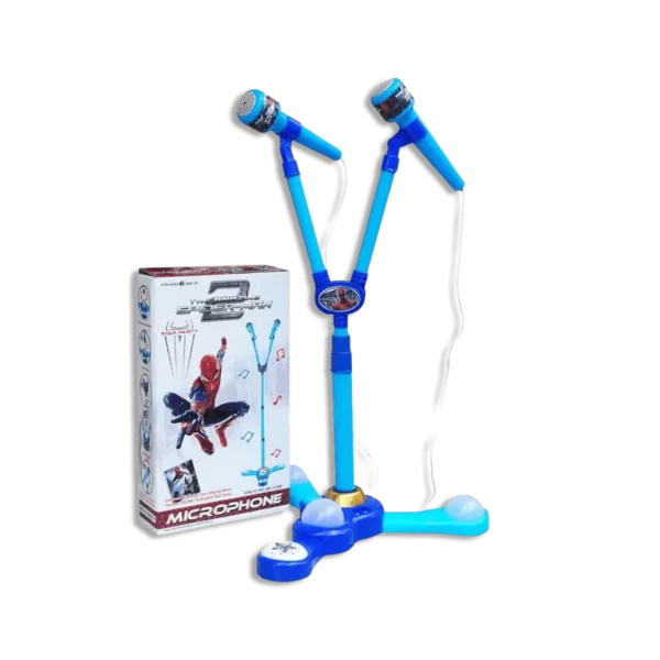 The Amazing Spider Man Stand Up Dual Microphone Toy Set