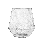 Transparent 6Pcs Set of Ribbed Diamond Glass Cup