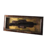 Wooden Gun & Bullets Decor Wall Frame