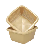 3M Plast Beige Squared Strainer with Bowl
