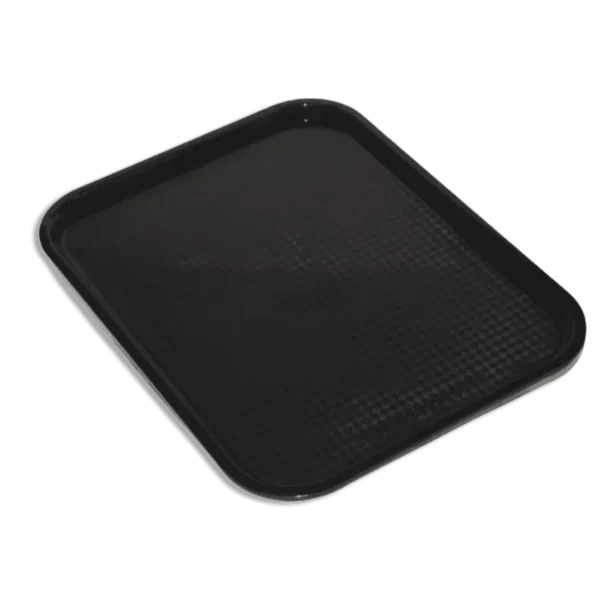 3m plast black sky rectangular plastic serving tray