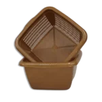 3M Plast Bronze Squared Strainer with Bowl