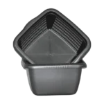 3M Plast Silver Squared Strainer with Bowl