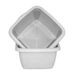 3M Plast White Squared Strainer with Bowl